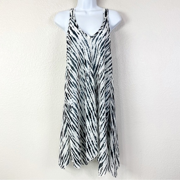 J Valdi Beachwear Racer Back Swim Cover Up Size M - Picture 1 of 9
